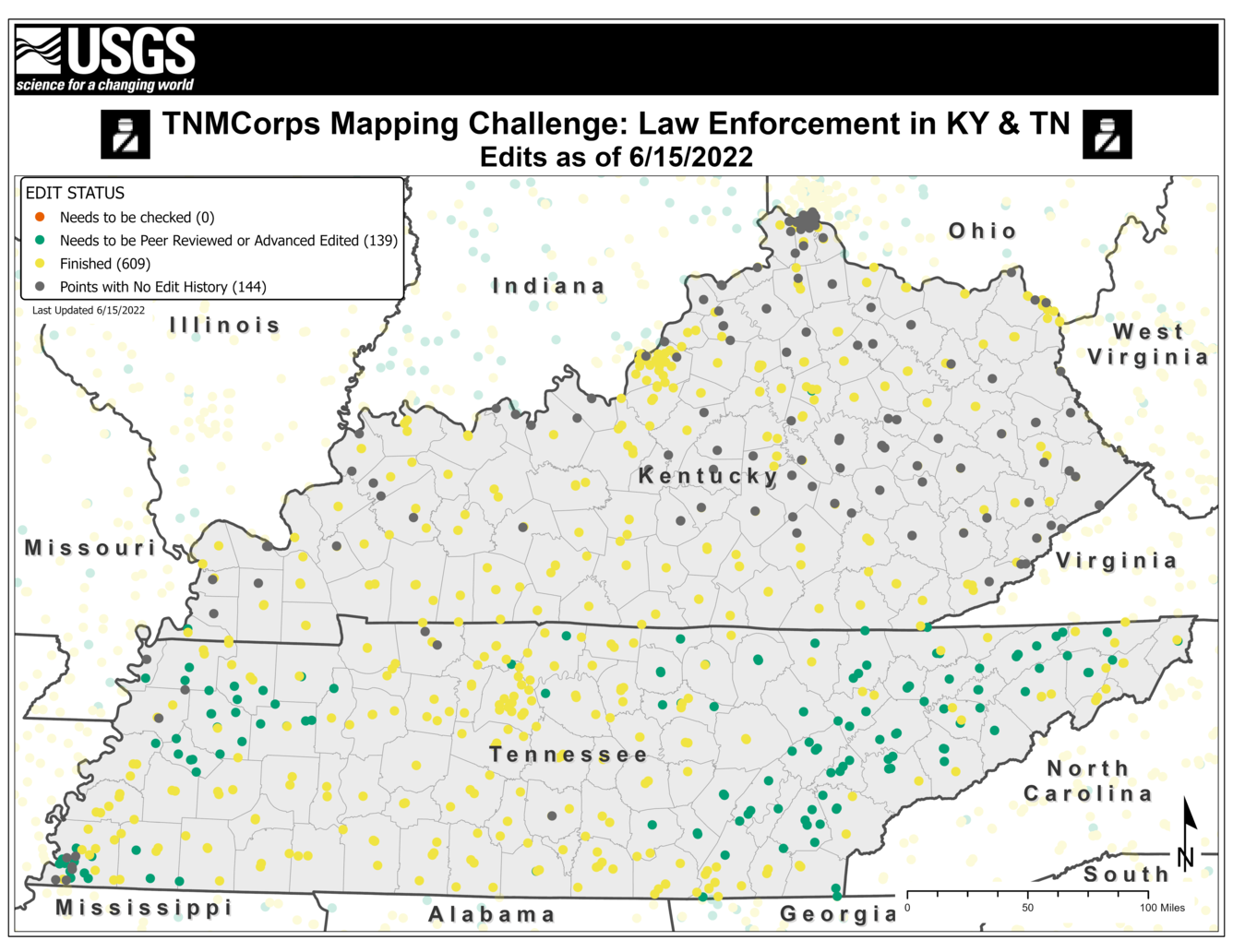 TNMCorps Mapping Challenge: Law Enforcement with No Edit History in Kentucky & Tennessee (06/15/22)