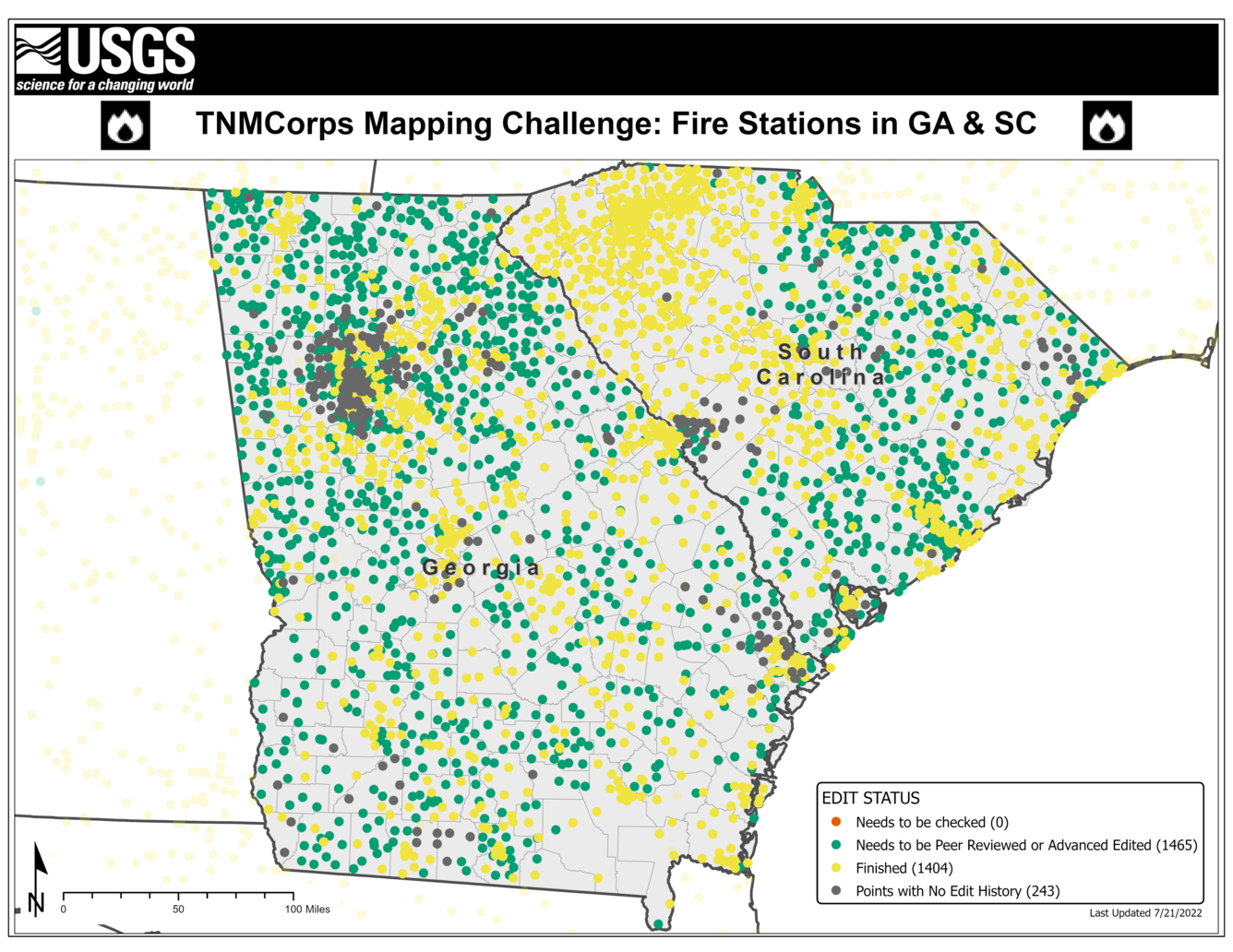 TNMCorps Mapping Challenge: Fire Stations with No Edit History in Georgia and South Carolina (07/21/2022) 