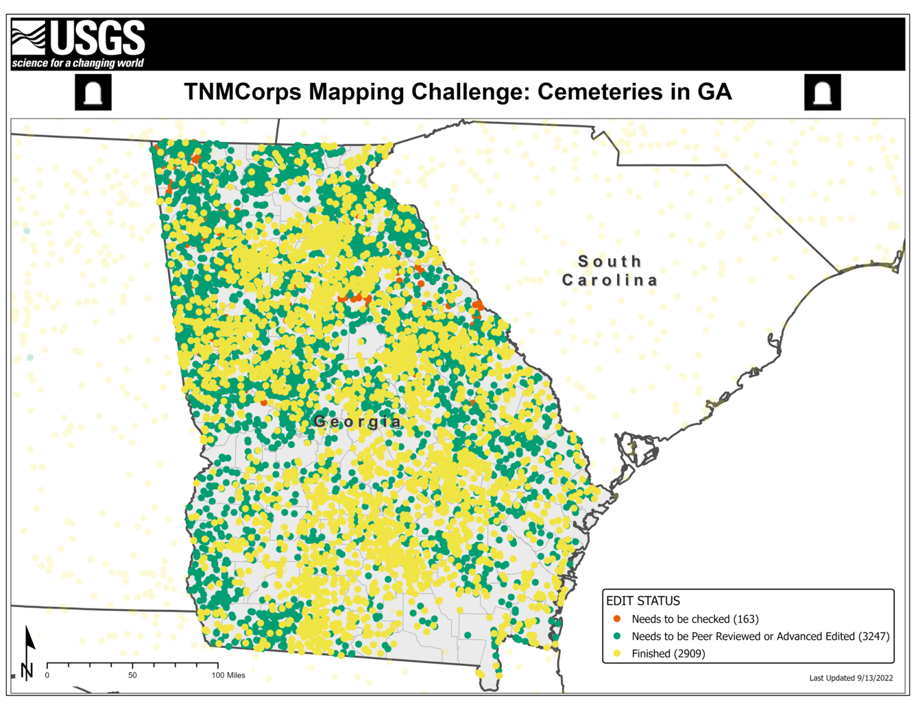 TNMCorps Mapping Challenge: Cemeteries in Georgia (09/13/22)