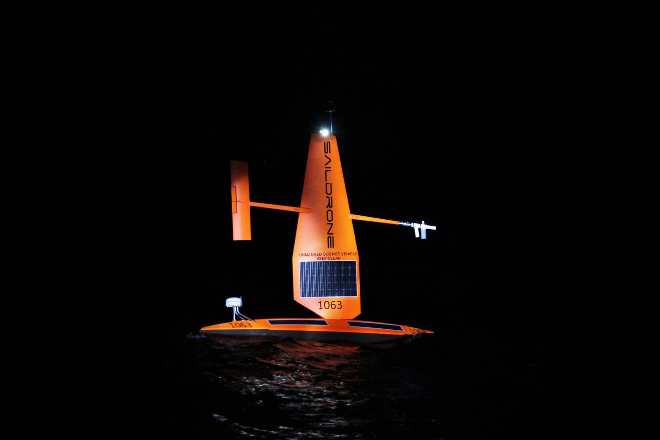A Saildrone on Lake Superior