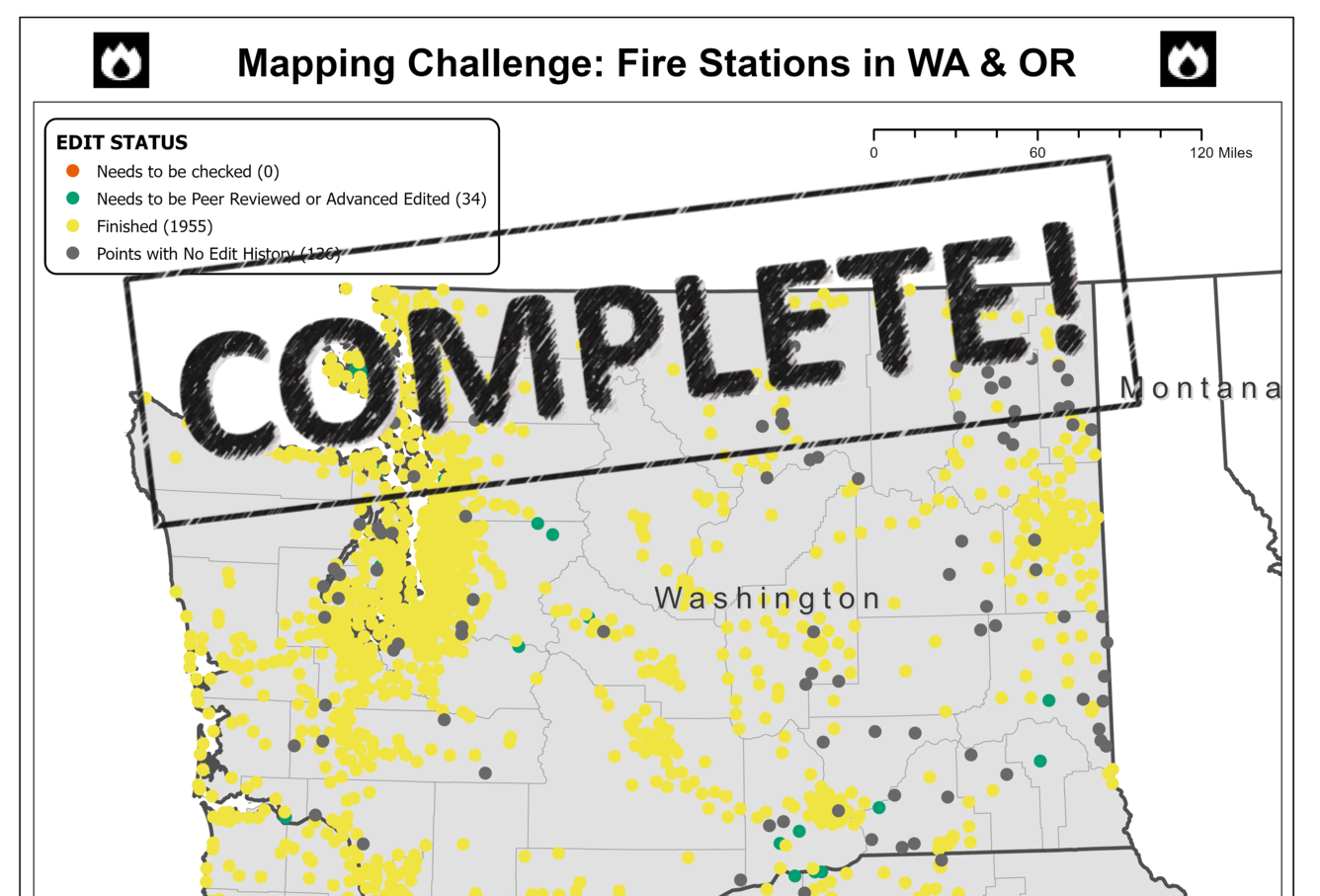 THUMBNAIL: Timelapse of Fire Stations in Washington and Oregon 02/16/23