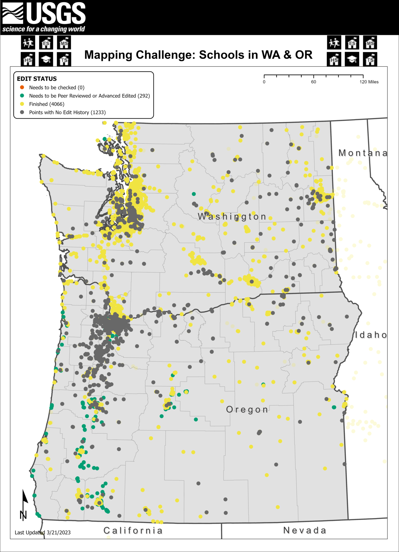 TNMCorps Mapping Challenge: Schools with No Edit History in Washington and Oregon (03/21/2023)