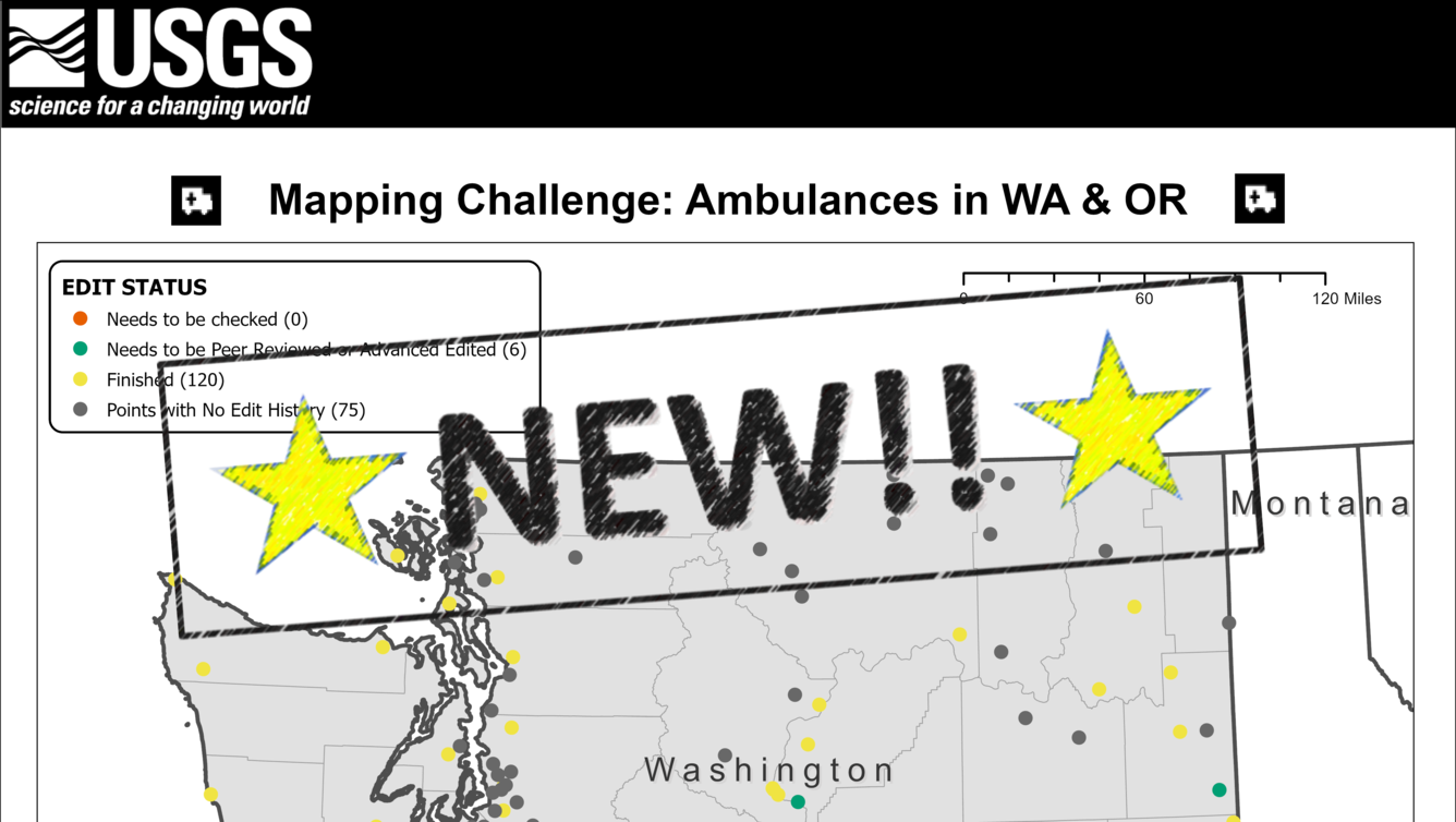 NEW TNMCorps Mapping Challenge for Ambulances in Washington and Oregon! 