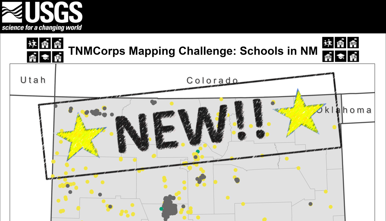 NEW TNMCorps Mapping Challenge for Schools in New Mexico! 