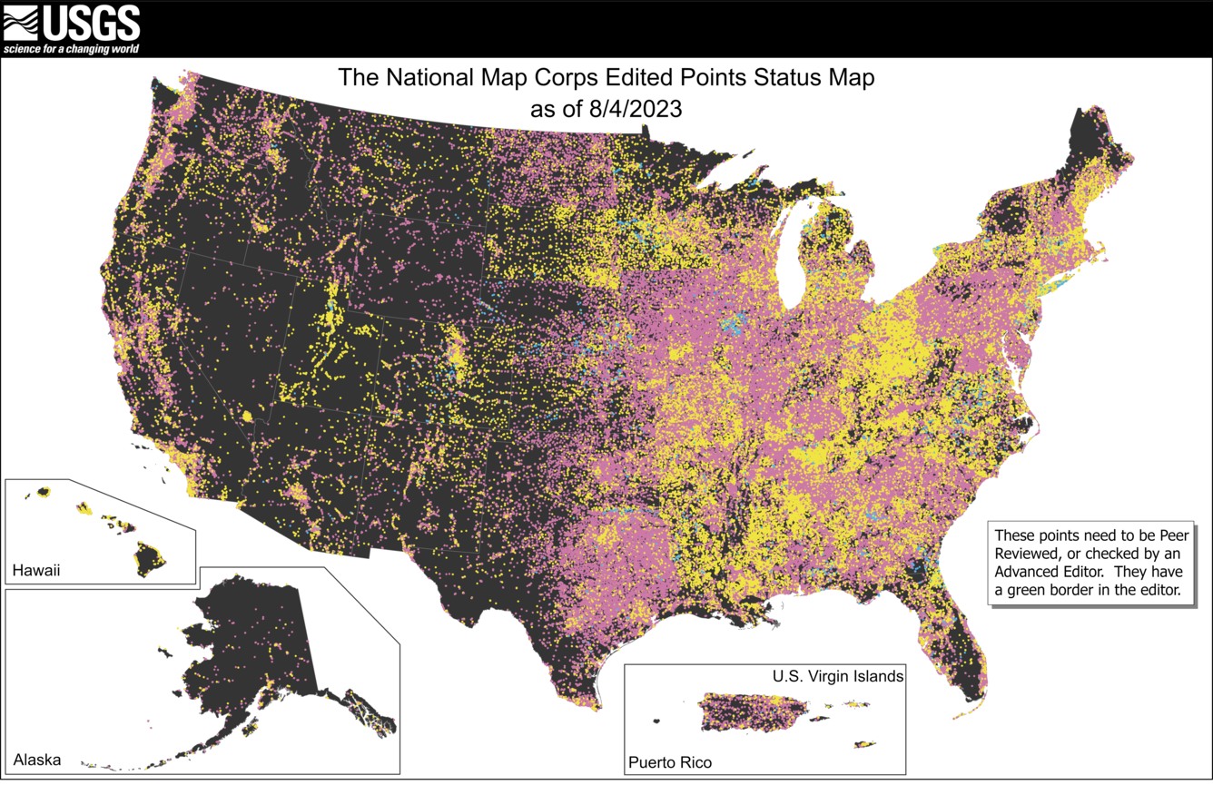 TNMCorps Status Map: Finished Points as of 8/04/2023