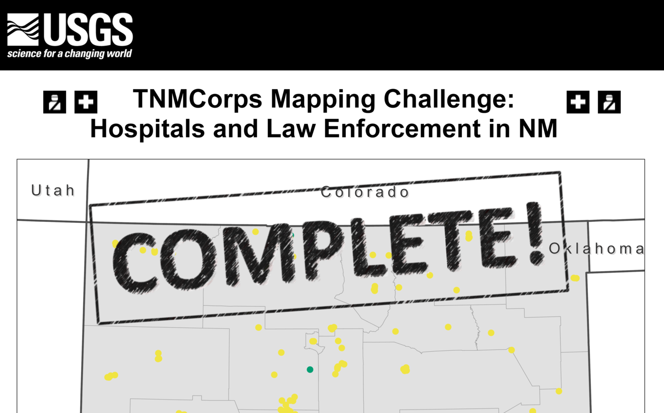 THUMBNAIL: Timelapse of Hospitals and Law Enforcement Points in New Mexico 08/09/23