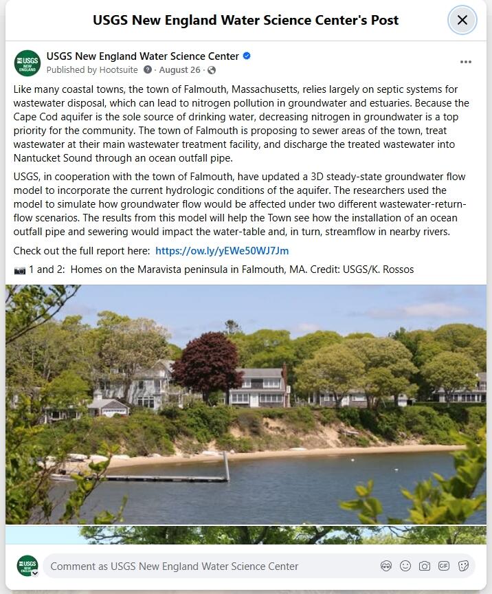 A screenshot of a Facebook post.