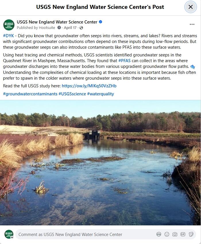 Screenshot of Facebook post.