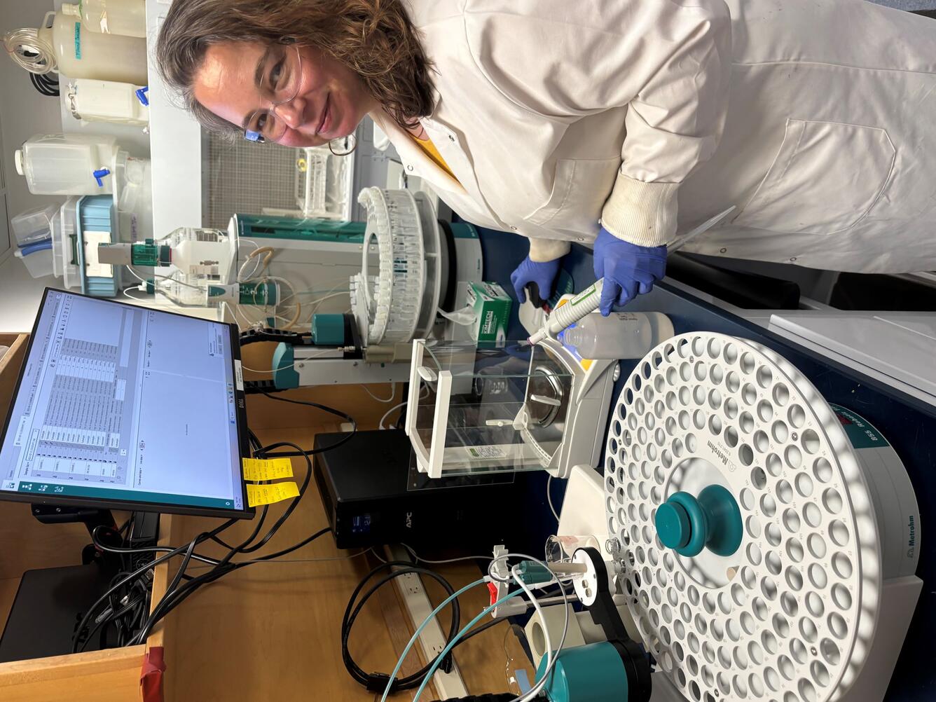 Scientist working in a lab