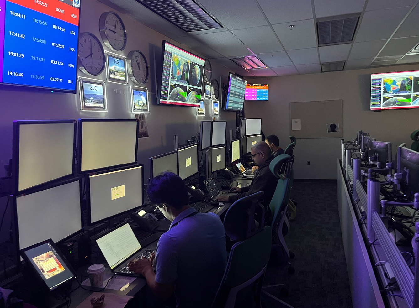 a picture of the Landsat Missions Operation Center 