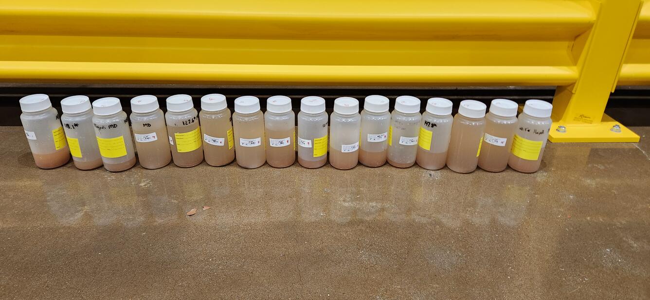 sediment bottles
