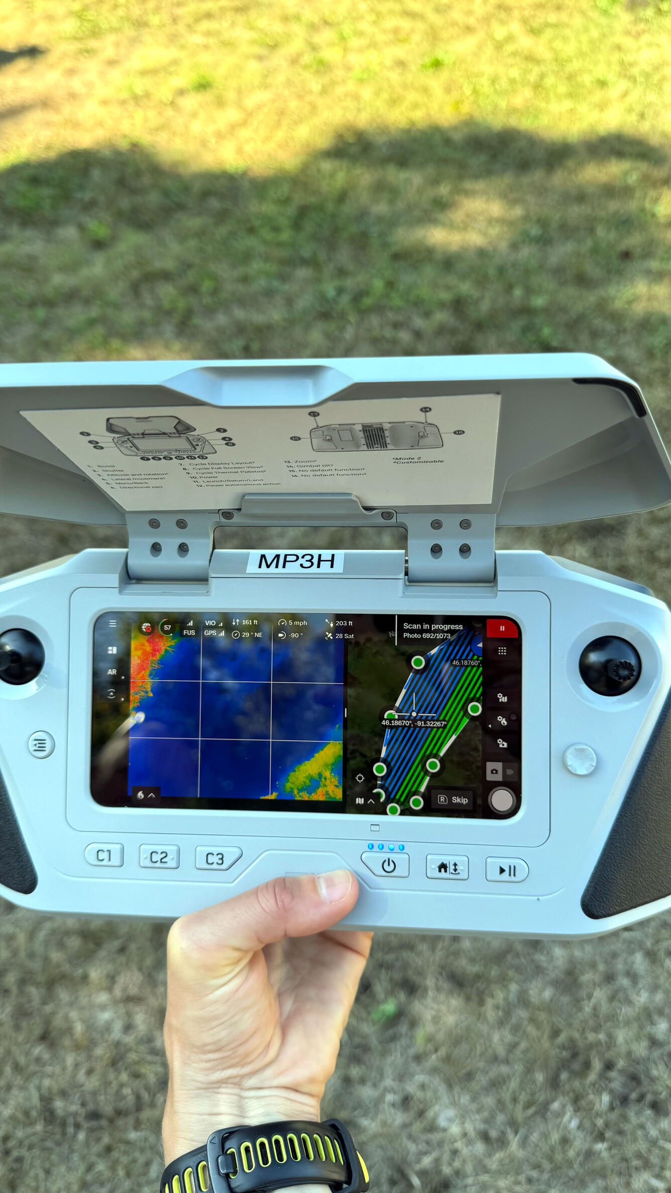 Flight Path on Skydio X10 Controller