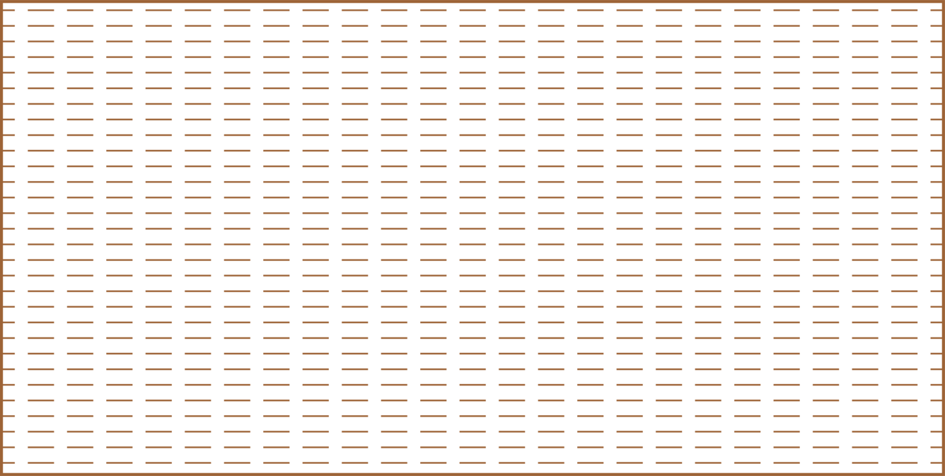 Brown outline with brown dash marker fill.