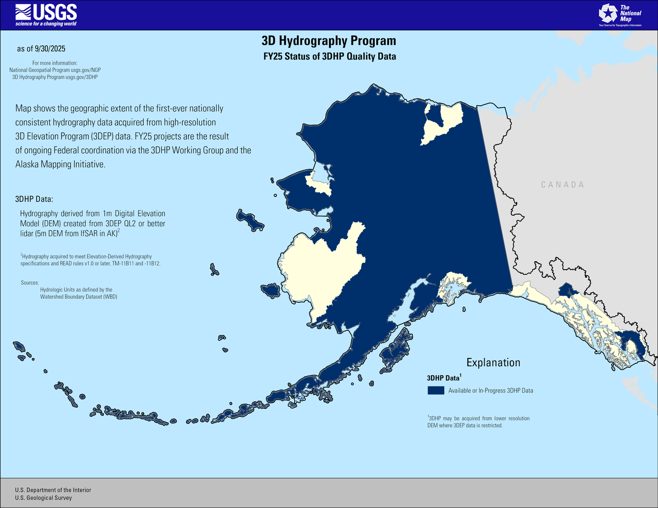FY25 Status of 3DHP Quality Data in Alaska