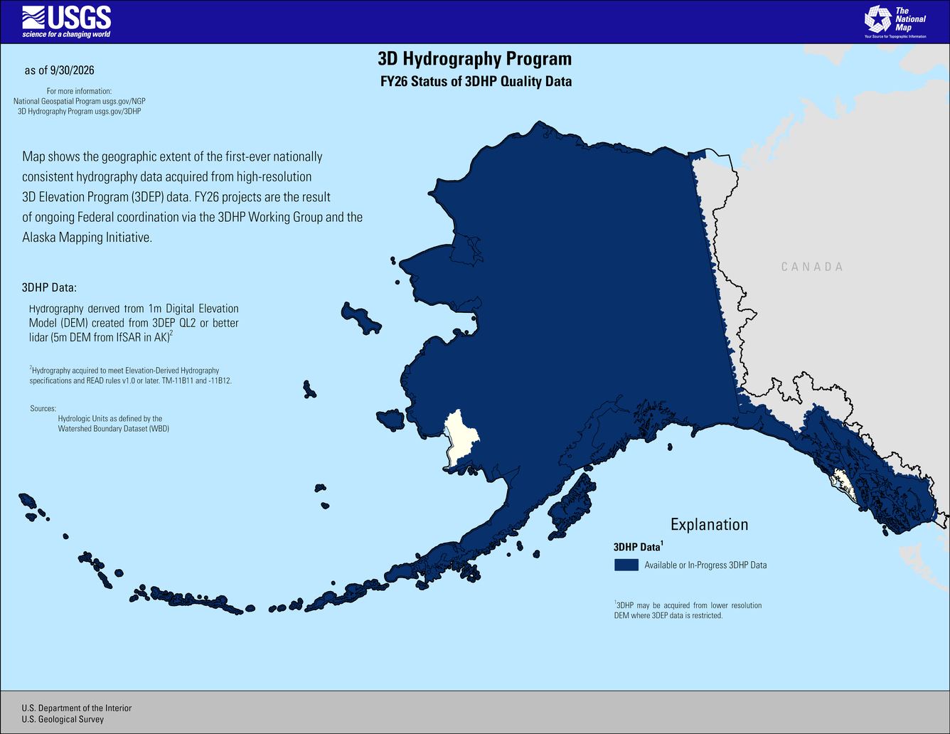 FY26 Status of 3DHP Quality Data in Alaska