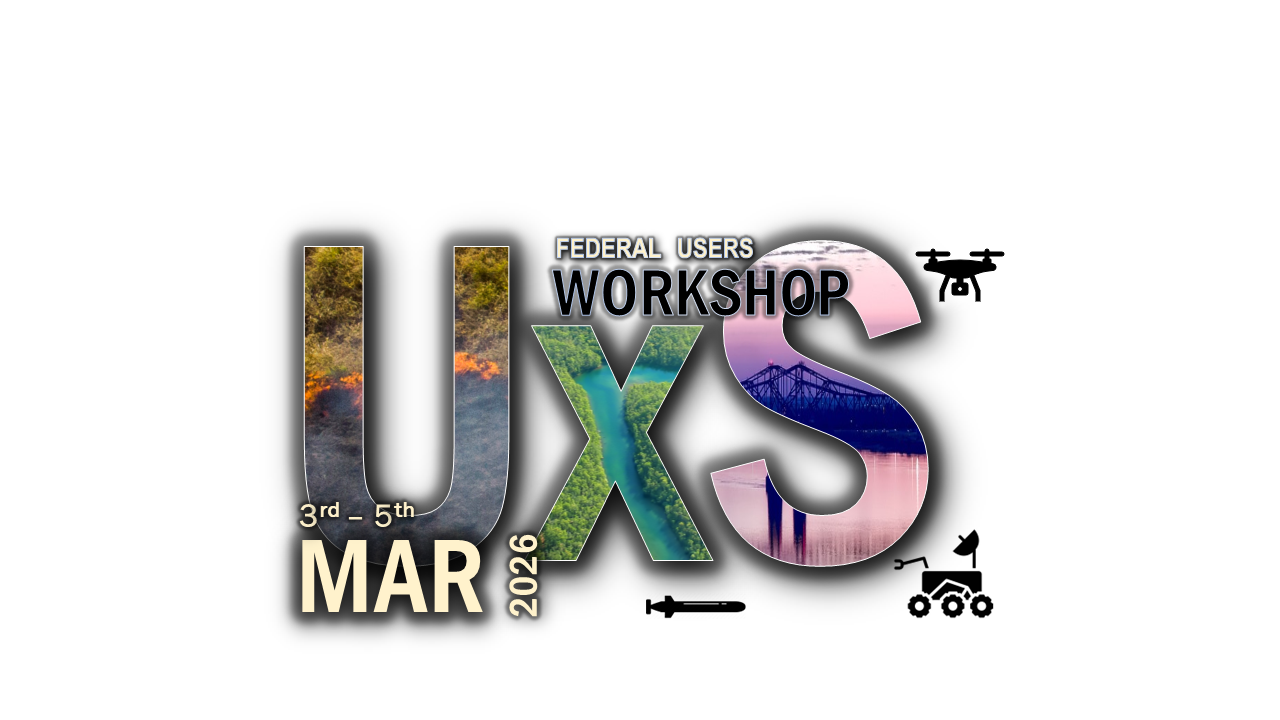 logo representing the upcoming 7th Federal UxS Users Workshop to take place from March 3-5, 2026