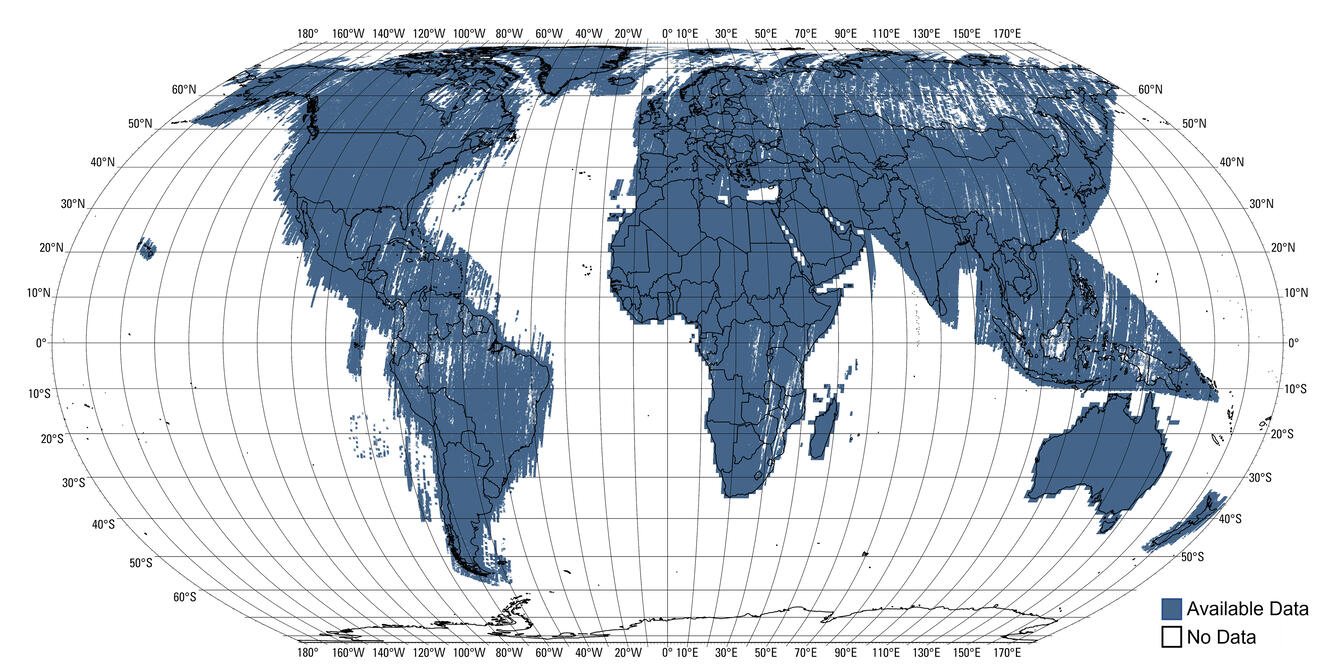 ASTER GED Emissivity Coverage