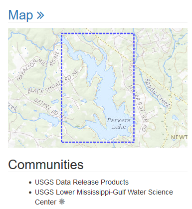 Map of bathymetric survey of Randy Poynter Lake, Rockdale County, Georgia