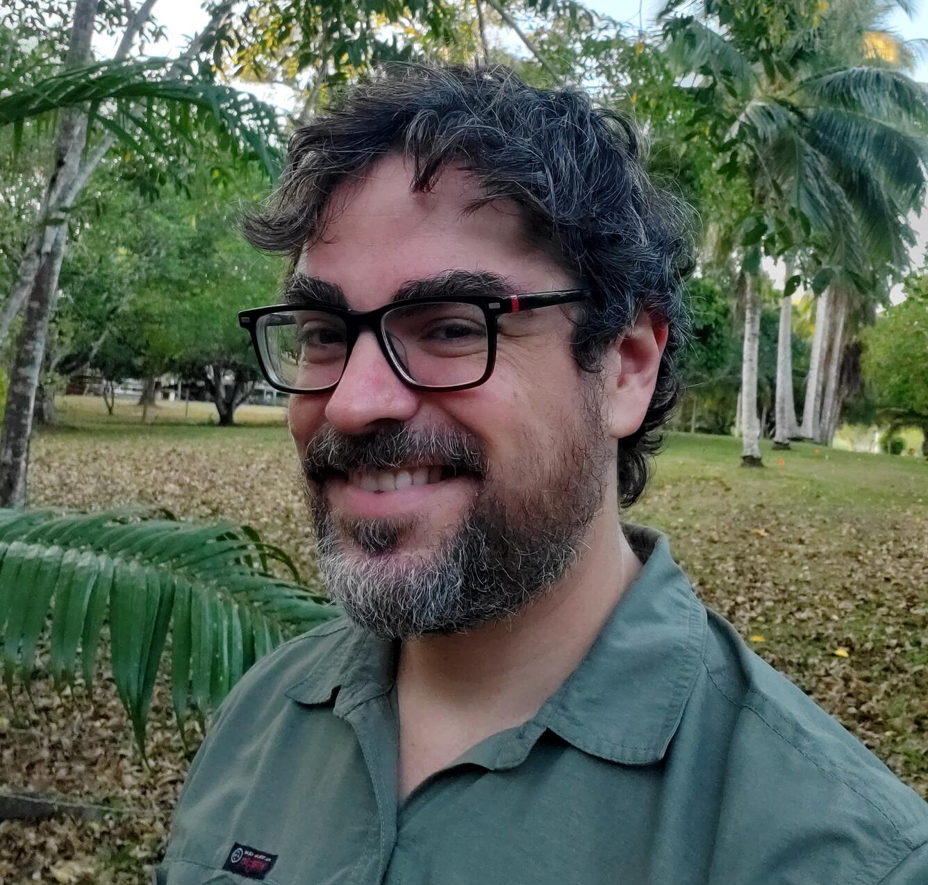 A headshot of Andrew Gorman in Belize