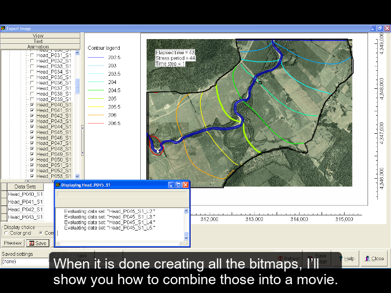 Screen capture of the ModelMuse Image Export dialog box.