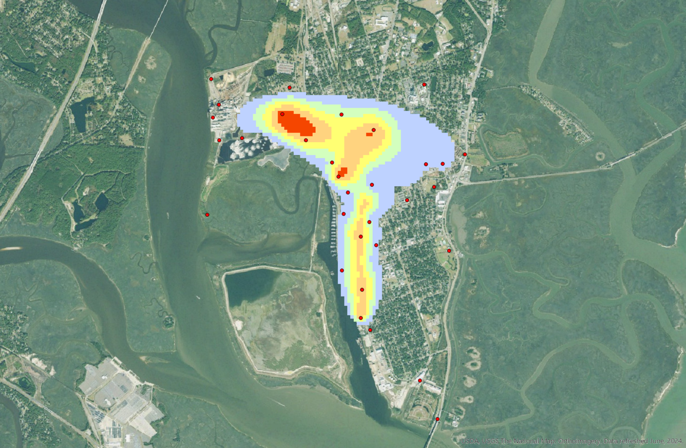 Brunswick Georgia Groundwater Chloride Plume 2001