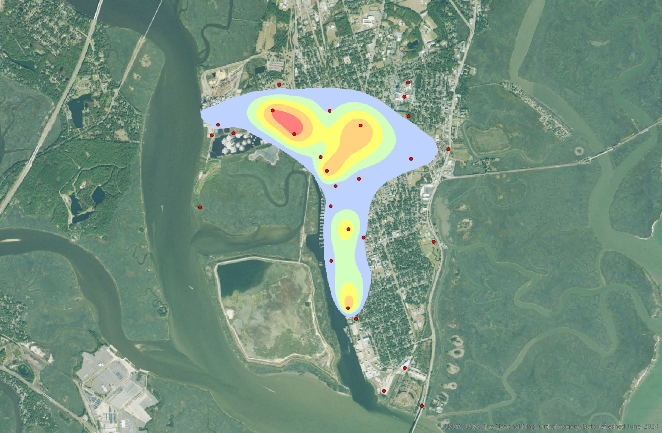 Brunswick Georgia Groundwater Chloride Plume 2010