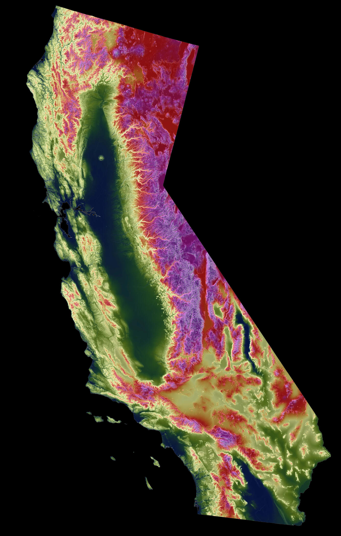 3DEP As Art - California
