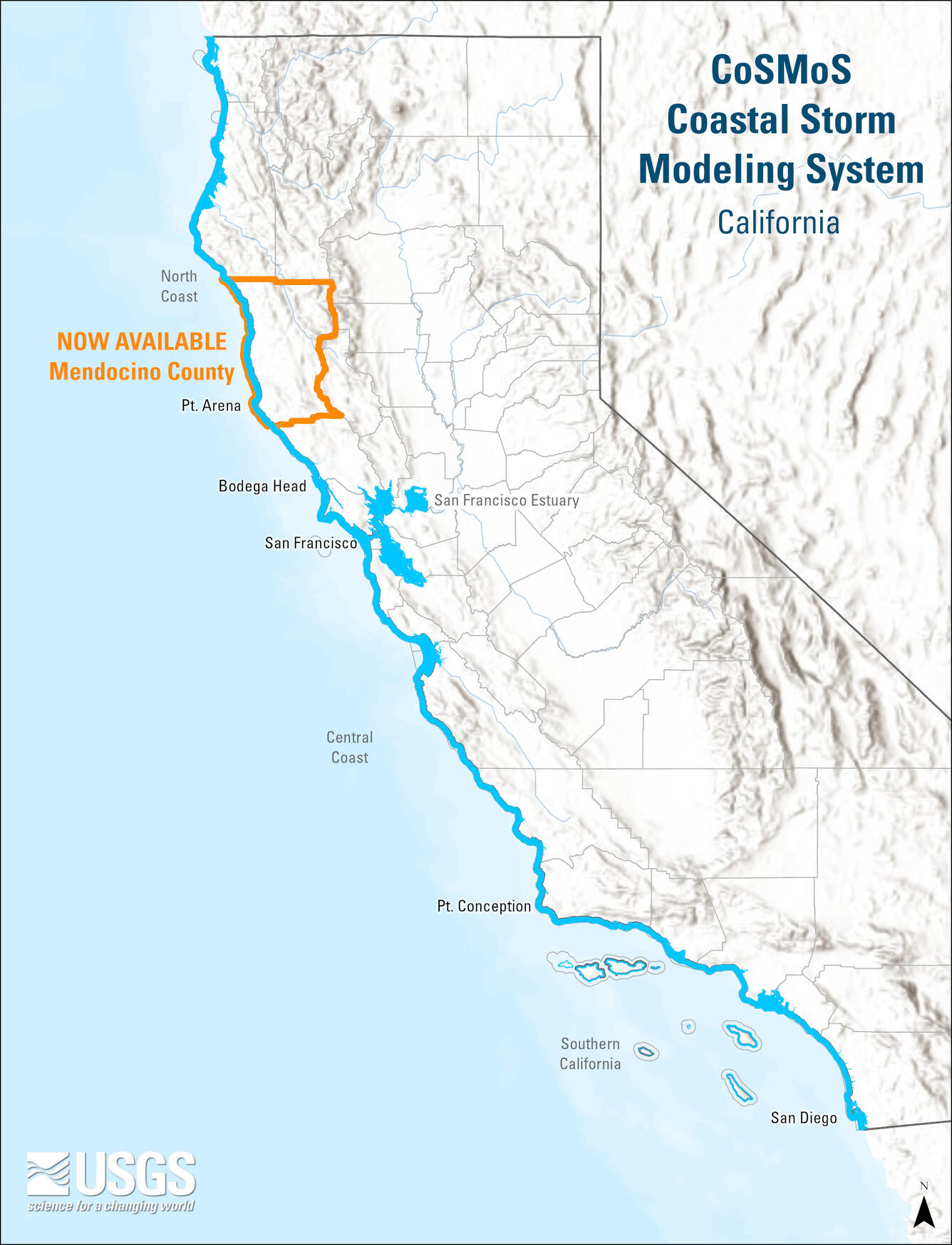 Extent of flood hazard maps for coastal adaptation planning across California now available