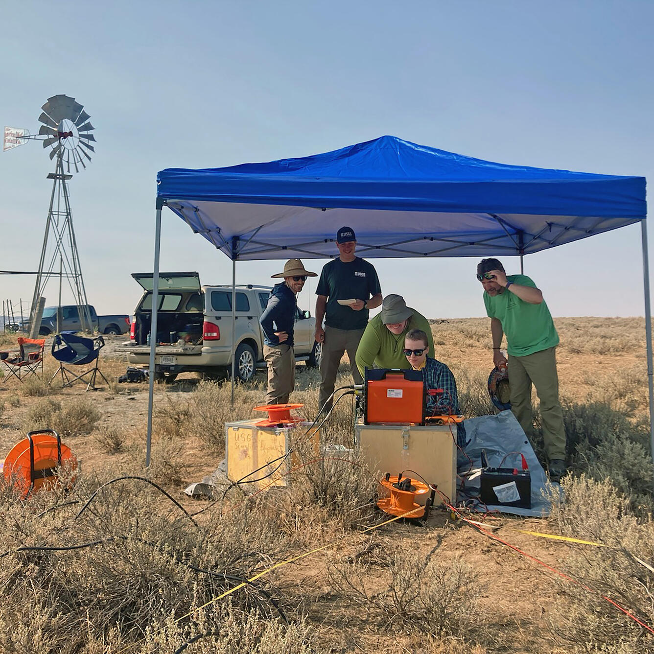 Surface Geophysics Data Collection, Camas Prairie, Southern Idaho