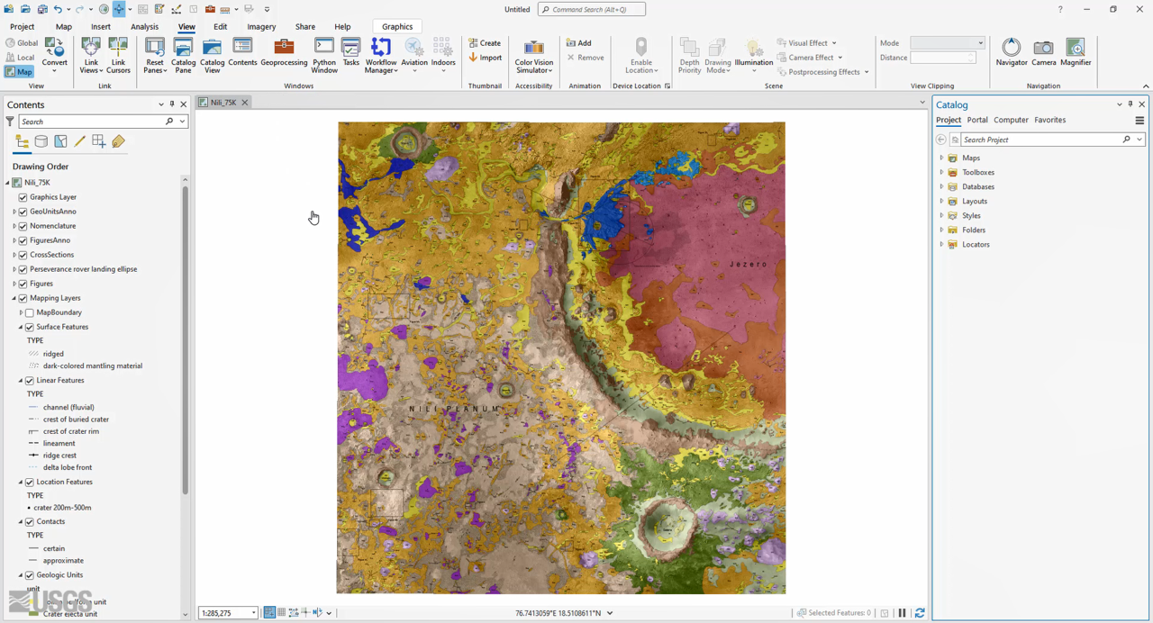 Still frame from demo video showing an introduction to ArcGIS Pro