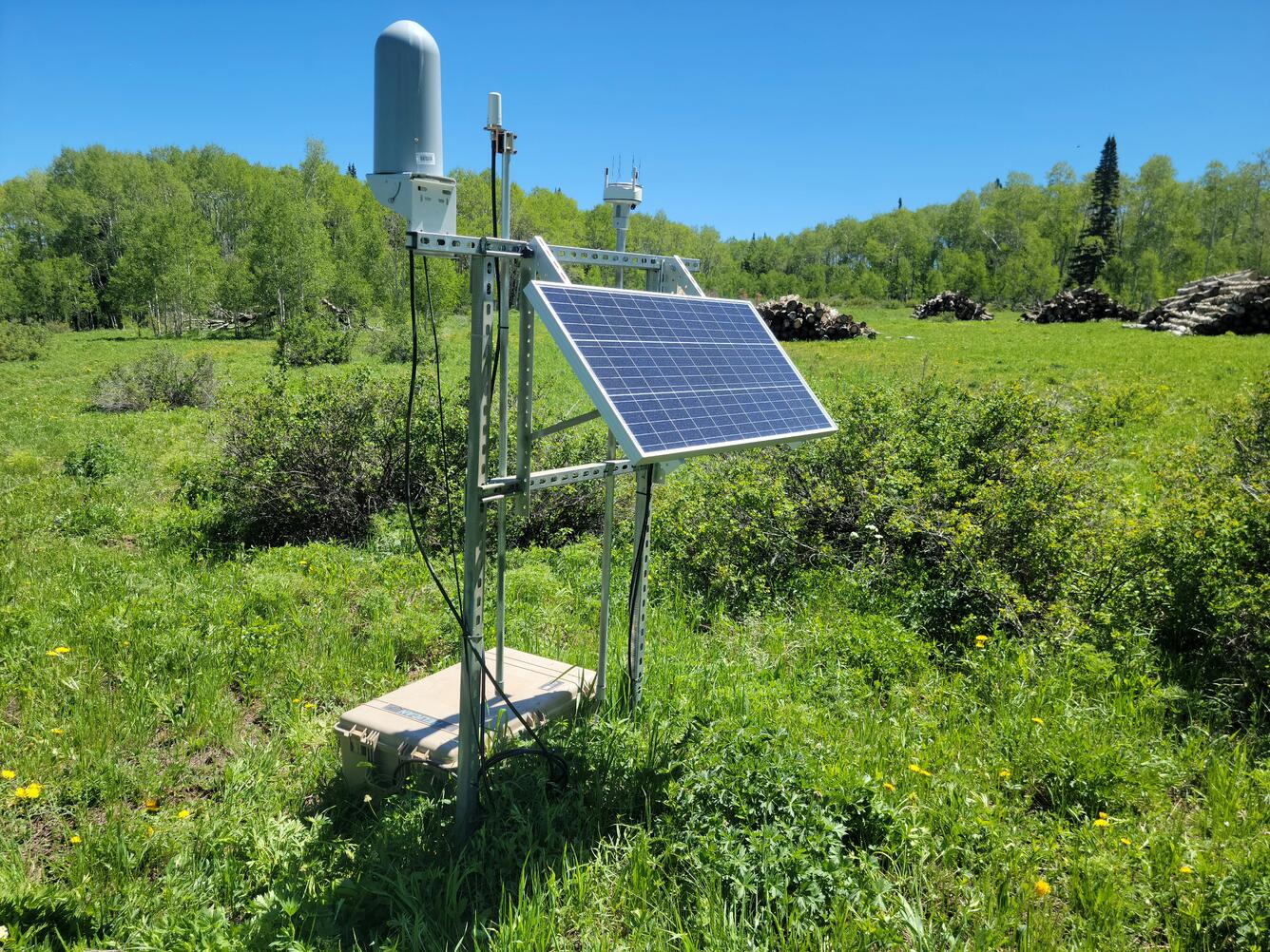 Rain Gauge installed after Grizzly Creek fire