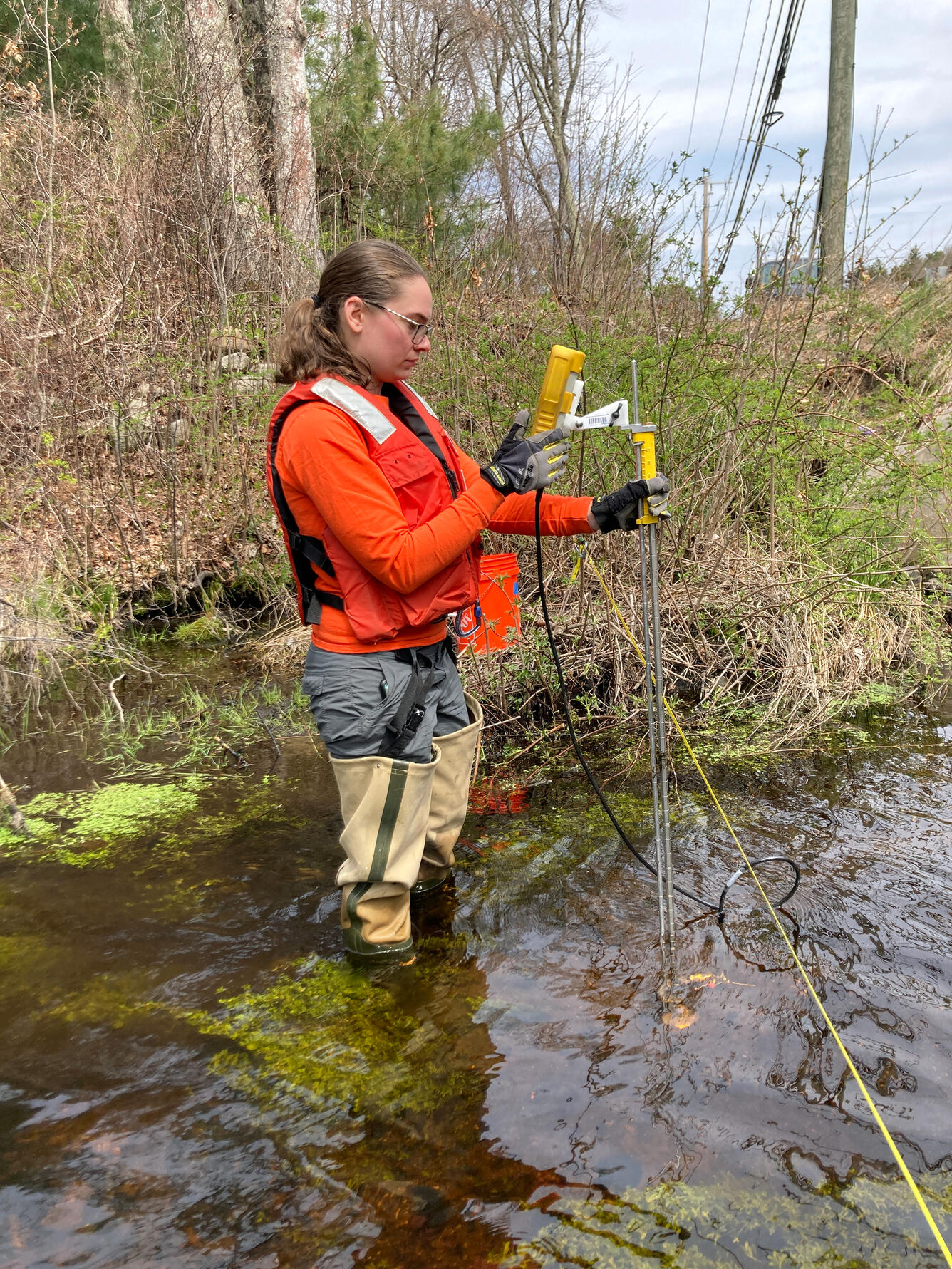 Completing a discharge measurement