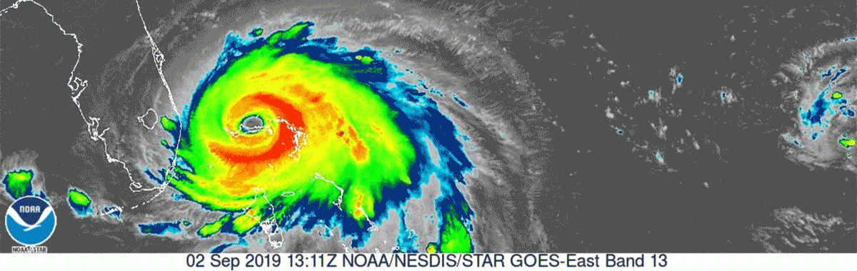 Hurricane Dorian slowly inches closer to the Florida coast
