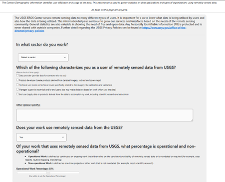 ERS Contact Demographic Form