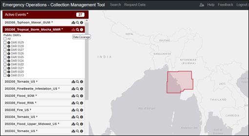 CMT Data Coverage