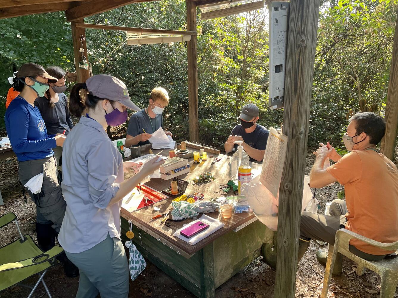 EESC Bird Banding Lab_Team Photo_Sep 15 2021_Tom OConnell Credit