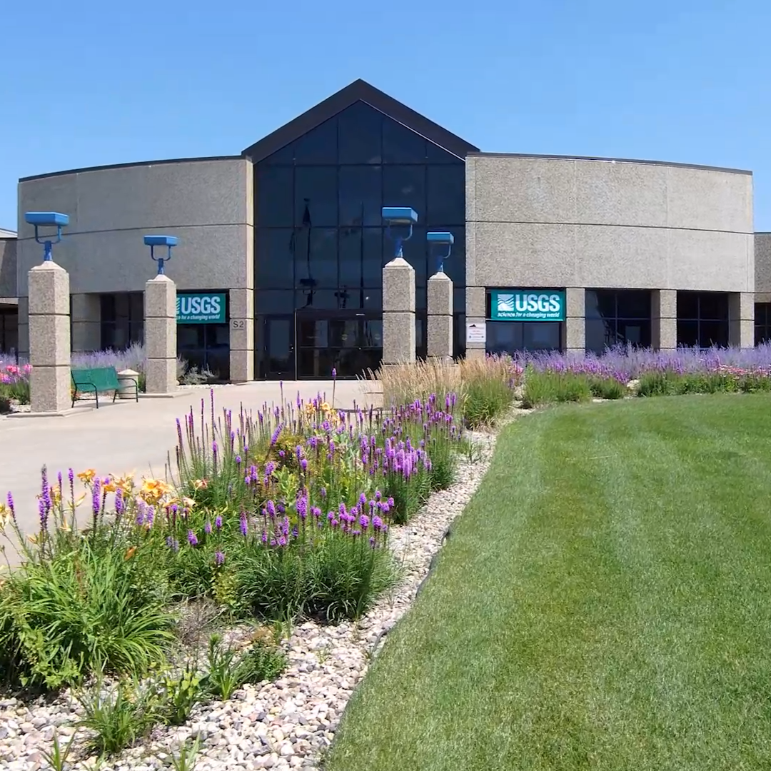 Exterior of USGS EROS Center in Sioux Falls, South Dakota