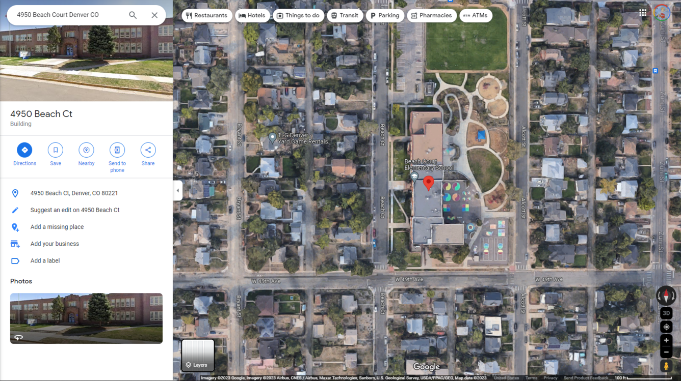 Research an address with Google Maps™