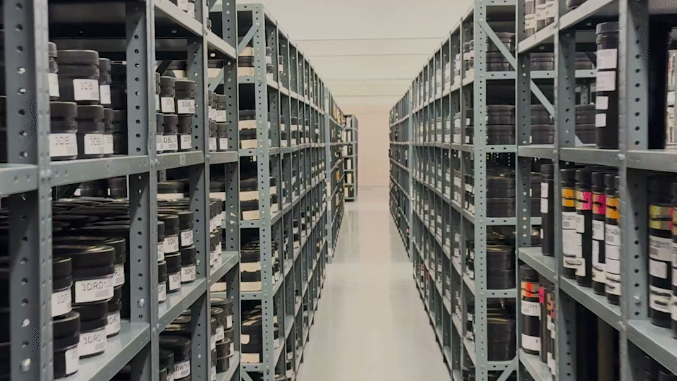 Rolling through a film archive