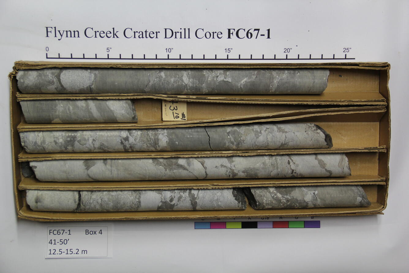Flynn Creek Drill Core 67-01: Box 4