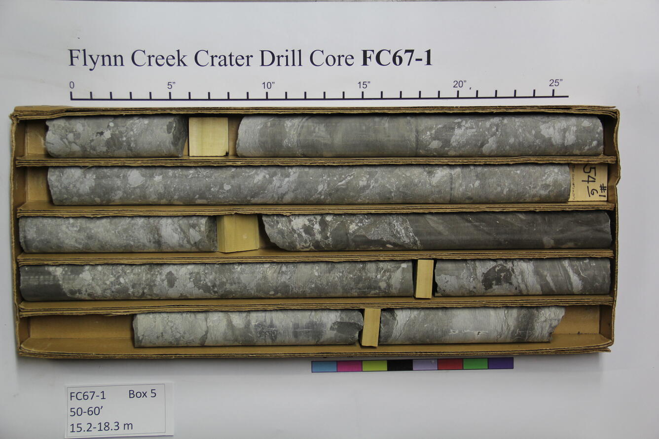 Flynn Creek Drill Core 67-01: Box 5