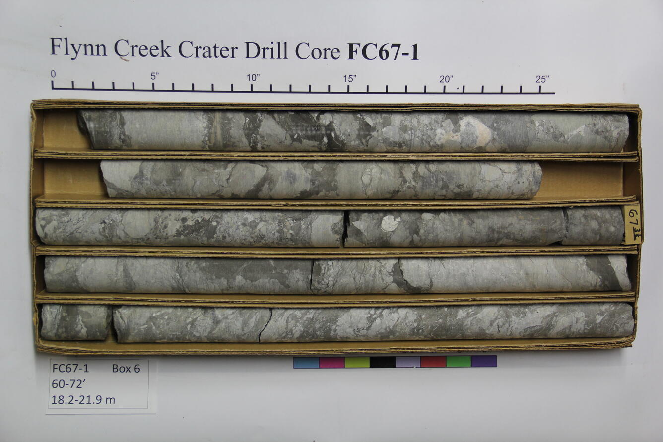 Flynn Creek Drill Core 67-01: Box 6