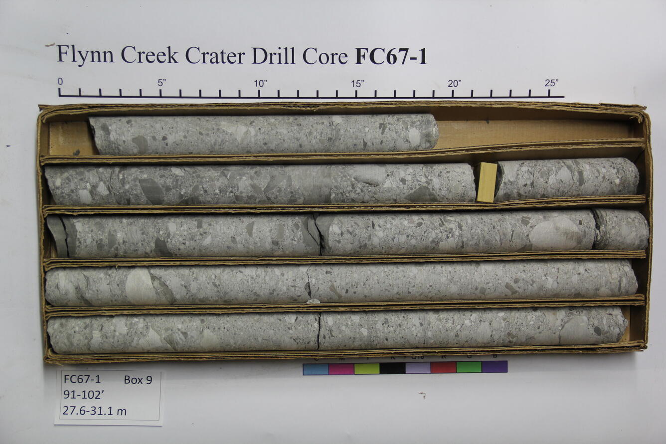 Flynn Creek Drill Core 67-01: Box 9