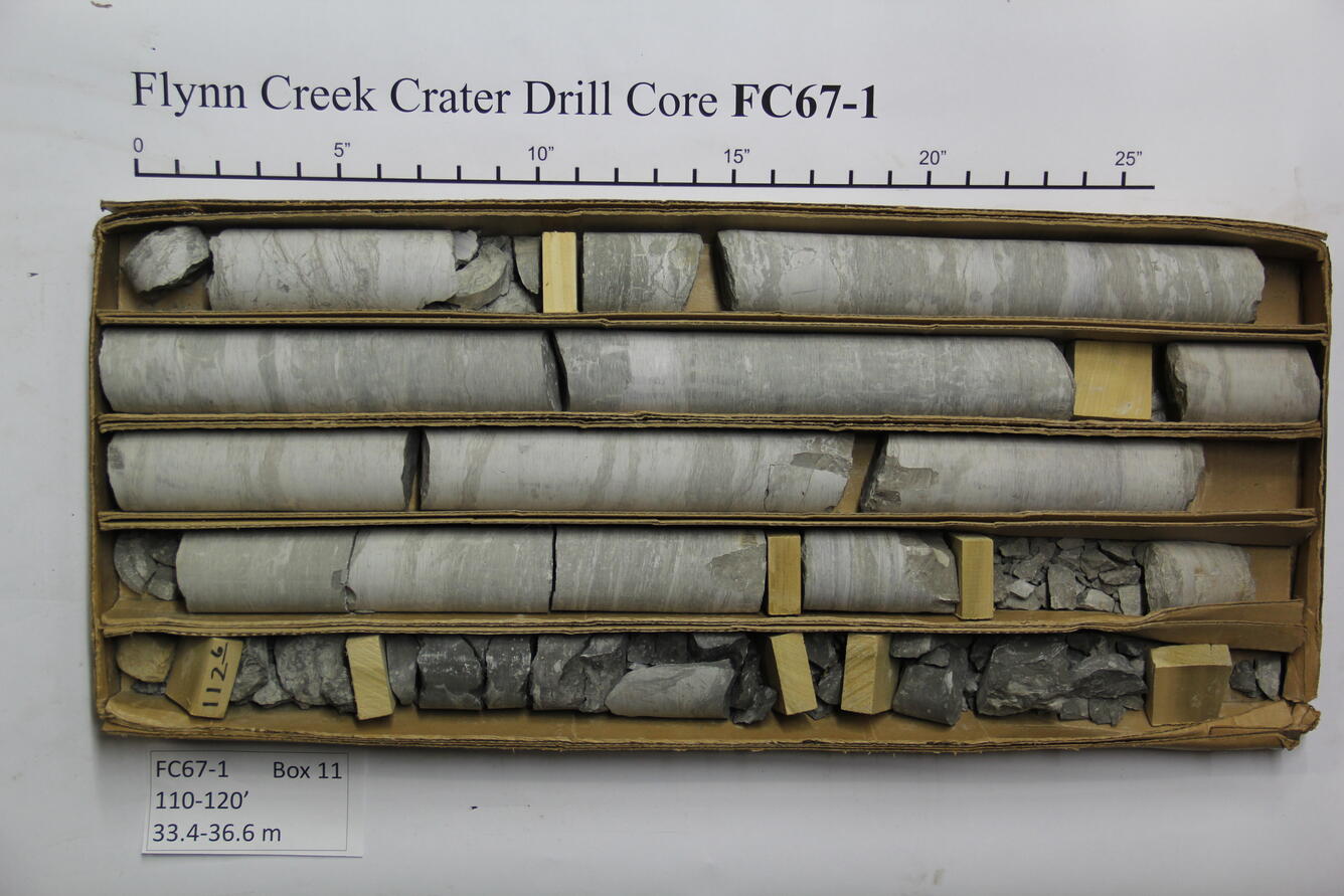 Flynn Creek Drill Core 67-01: Box 11
