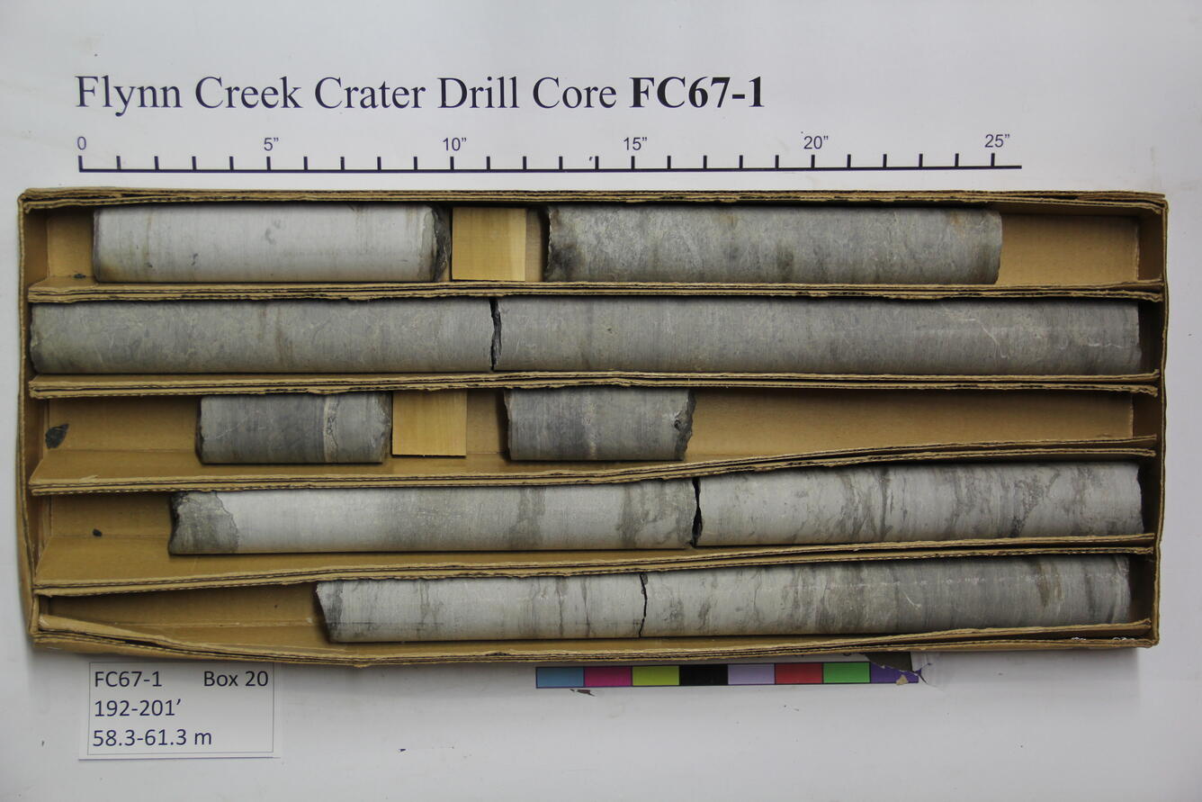 Flynn Creek Drill Core 67-01: Box 20