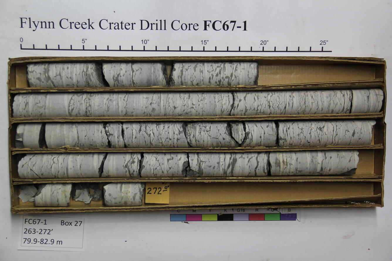 Flynn Creek Drill Core 67-01: Box 27