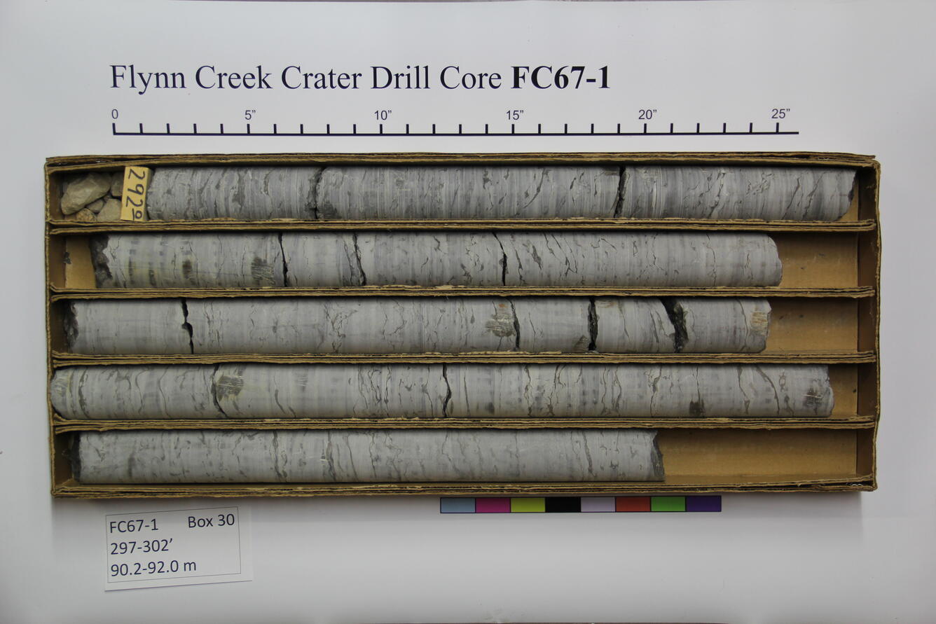 Flynn Creek Drill Core 67-01: Box 30