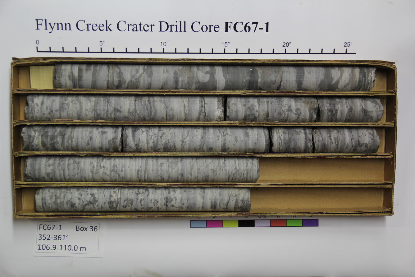 Flynn Creek Drill Core 67-01: Box 36 (FC67-1_Box_036)