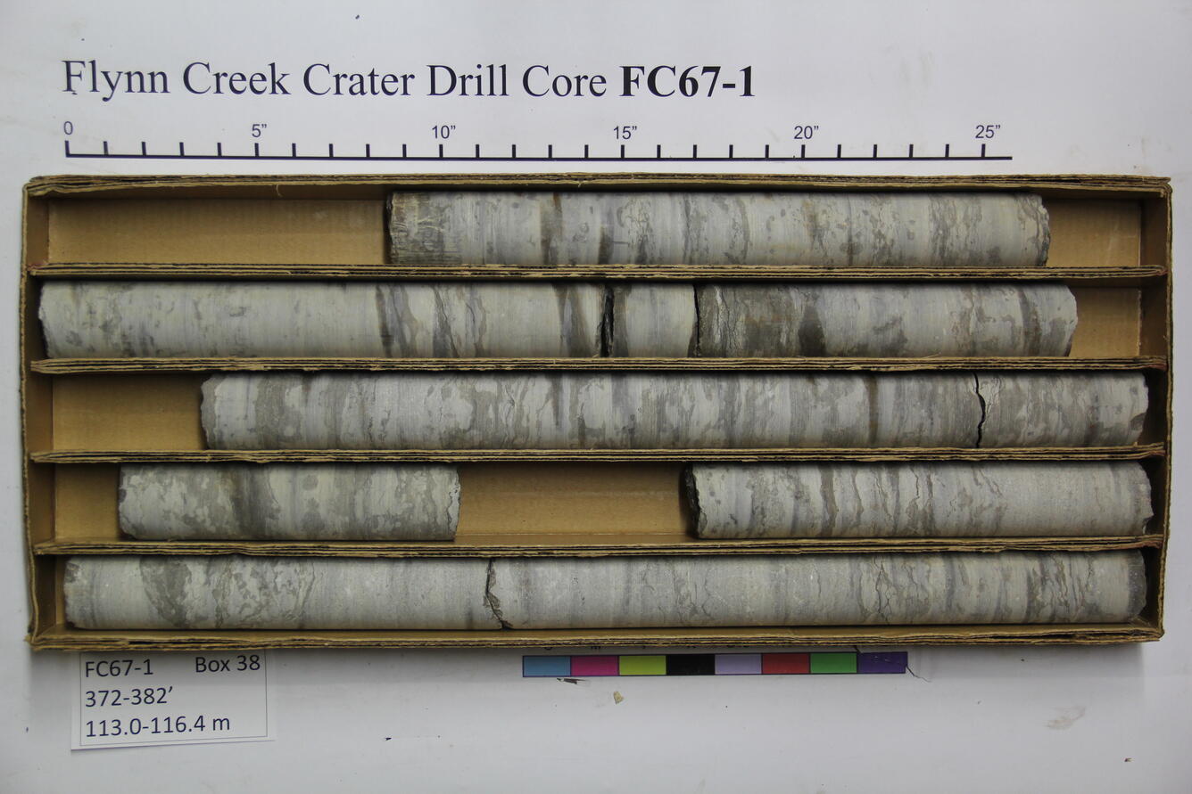 Flynn Creek Drill Core 67-01: Box 38 (FC67-1_Box_038)
