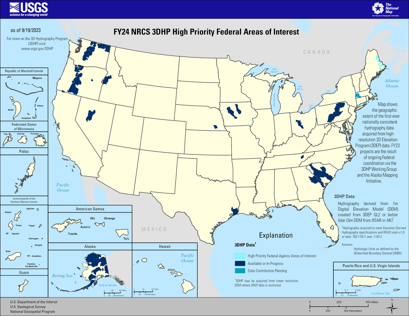FY24 DCA Map 3DHP-F NRCS High Priority Areas of Interest